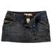 Y2k Low-Rise Denim Mini Skirt - Distressed Retro Cross-Tie Front Skirt For Women, Grunge Aesthetic Versatile Grunge Colorway_ecoleips.com