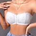 Aria Basics Aria Basics New European American Style Lace Front-clasp Bra Small Busts, Enhancing Gathering, Comfortable And Breathable, Thin_ecoleips.com