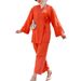 Muslim Women 2025 Spring New Fashion Long Sleeve Shirt Cardigan Straight Pants Set_ecoleips.com
