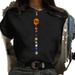 Summer European And American Cross-border Foreign Trade Plus-size T-shirt, Round-neck Casual Loose-fitting Short-sleeve_ecoleips.com