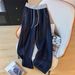 Women's Clothing Tencel Lyocell Large Size Thin Soft Denim Wide Leg Pants Women Spring New High Waist Casual Women's Pants_ecoleips.com