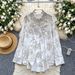 Women's Clothing Shirts For Women New Loose Casual Loose Single Breasted Printed Long Sleeved Tops For Women_ecoleips.com