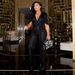 Women's clothing sexy deep v-neck sequined jumpsuit, fashionable sequined party style wide-leg pants for women_ecoleips.com