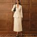 Women's Clothing Fashionable Temperament Jacket And Pleated Skirt Set Autumn/Winter Style_ecoleips.com