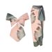 Women's Floral Print One-Piece Swimsuit With Adjustable Straps – Sexy Monokini Bikini Set For Beach & Pool (S-XL, Dragonfly Pattern/Pink)_ecoleips.com