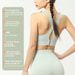 Plus Size Magic Tape Front Zipper Sports For Women High-Intensity Yoga Running Shockproof Gathered Fitness Bra Wholesale_ecoleips.com