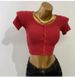 Women's Sweet And Spicy Style Fitted Short Sleeve T-Shirt Korean Fashion Cardigan High Waist round Neck Elegant Base Layer 2021_ecoleips.com