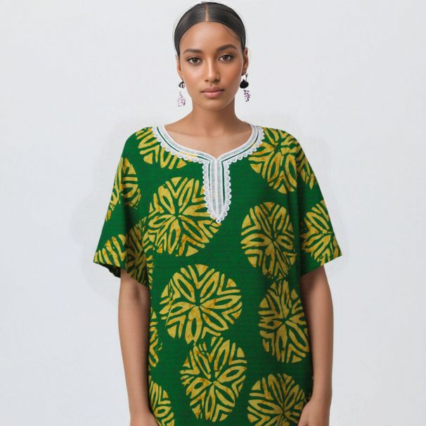 Women's Long Robe Clothing Fashion Print Abaya Dubai Party Muslim Dress_ecoleips.com