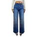 Women's European American Style Starry Rhinestone Denim Jeans Loose Straight Leg Casual Trousers Sparkly Street Style Long Pants_ecoleips.com
