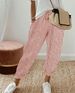 Aria Basics 2025 New European And American Striped Print Pocket Fashion Casual Loose Long Pants For Women_ecoleips.com