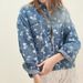 Autumn New Denim Jacket Women's Print Loose Denim Jacket_ecoleips.com