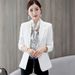 2025s 2025 New Jacket Women's Mini Suit Red Multi-color Versatile Trend Korean Version Simple_ecoleips.com