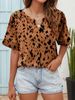 Aria Basics Aria Basics Independent Brand Quality Cross-border European And American Women's Clothing 2025 Summer New Printed V-neck_ecoleips.com