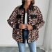 Women's Clothing supply of women's corduroy leopard print casual jacket hot selling hot shirt outer_ecoleips.com