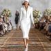 British Style Zip-Up Polo Collar Dress - Slim Fit Long Sleeve A-Line Dress For Women, Autumn & Winter_ecoleips.com