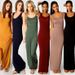 Women's Clothing Solid Color Sexy Women's Vest Long Skirt Simple Hip Skirt_ecoleips.com