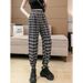 Korean Style Slimming Jogger Pants for Women Versatile Digital Print Casual Loose Comfortable Trendy Brand Sportswear_ecoleips.com