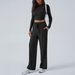 DiYun European American Yoga Sports Long-Sleeve Top And Pants Set For Women 2025 Spring/Summer_ecoleips.com