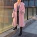 Women's Clothing Women's Faux Rabbit Fur Long Coat Winter Thick Warm Elegant Outerwear With Hood_ecoleips.com