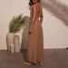 2025 Spring And Summer New Fashion Trend Solid Color Linen Sleeveless Vest Wide Leg Trousers Suit_ecoleips.com