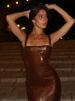 Glitter Sequins Backless Long Dress Women High Waist Strap Cut Out Slim Sleeveless Bodycon Dresses Female Evening Party Robe_ecoleips.com
