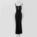 Women's Sexy One Shoulder Backless Long Dress - Slim Fit Elegant Evening Gown (European & American Style)_ecoleips.com
