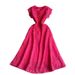Women's Summer Elegant Long Dress European American Style Retro Socialite Water Soluble Lace Flutter Sleeve Waist Cinching_ecoleips.com