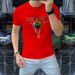 Women's Clothing Short Sleeved T Shirt Fashion Half Sleeved Round Neck Shirt Thin Mercerized Cotton Hot Diamond Tiger Head Summer Tops_ecoleips.com