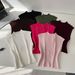 Women's Commuter Style Knitted Sleeveless Top Vest Summer Solid Color Slim Fit Elegant Versatile Outerwear_ecoleips.com