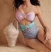 Starfish Gradient One Piece Swimsuit Comfort And Confidence In The Water Feminine Hollow Out Design High End Summer Vacation Polyester_ecoleips.com