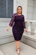 K Fashionable And Personalized Sequin Design Plus-size Women's Dresses. No Necklaces Or Other Accessories_ecoleips.com