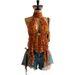 Women's Clothing Women's Sexy Leopard Print Scarf Backless Bow Suspender Top With Flowing Hem Style Vacation Clothing_ecoleips.com