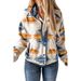 Aria Basics 2024 Winter Coat Wholesale European And American Religious Ethnic Style Printed Color Block Cardigan Women's New Fashion_ecoleips.com