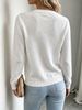 Ribbed Knit Cardigan, Lightweight Soft Breathable Top_ecoleips.com