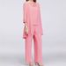 European And American Fashion Casual Suit Plus Size Women's Elegant Lace Patchwork Slim Chiffon Straight Pants_ecoleips.com