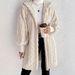 Women's Oversized Hooded Fleece Jacket – Cozy Long Sleeve Pullover For Fall & Winter, Streetwear Fashion_ecoleips.com