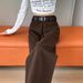 Women's Straight-leg Jeans, New Autumn 2025 Fashion, Korean Style Slimming Loose Wide-leg Pants, Women's Model A7571_ecoleips.com