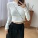 2025 Selection Of Pure Cotton High Waisted Short T-Shirt For Women In Autumn 2025, New Style With Exposed Navel And Long_ecoleips.com