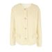 AC672 European And American French Style Early Spring New Velvet Casual Fashion Loose Solid Color Round Neck Cardigan_ecoleips.com
