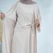 Voya Women's Solid Color Two-piece Set Includes A Belt But Not A Headscarf. Available In Two Colors_ecoleips.com