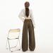 Brown Coffee High-waisted Wide-leg Jeans For Women, American Retro Style, New Autumn Collection, Loose And Slimming_ecoleips.com