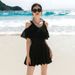 New One Piece Swimsuit For Women High-End Concealing Slimming Conservative Style For Beach Vacations_ecoleips.com