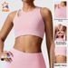 Women's High-Waisted Hollowed Out Yoga Suit Set Peach Shaped Hip Fitness Wear Tight Fitting Outdoor Running Sportswear_ecoleips.com