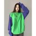 Chic, Beautiful, Fashionable, Color-blocked, New Winter Clothing, Casual Style, High-end Feel, Women's Sweatshirt ZQ7057_ecoleips.com