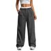 High Waisted Striped Suit Pants for Women European And American Style Straight Leg Fashion Casual Commuting Trousers 2025 New Arrival_ecoleips.com