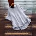 Cross-border 2025 Summer New Solid Color Loose Ruffle Round Neck Short Sleeve Button Women's Blouse_ecoleips.com
