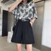 Women's High Waist Wide Leg Dress Shorts - Summer Casual Office Linen-Like Elastic Waistband Short Pants_ecoleips.com