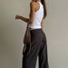 Women's Clothing Spring New Two Piece Lace Up Design Trousers Commuting Suit Trousers Women_ecoleips.com