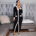 French Style Tweed Inspired Long Dress Elegant Open Front Cardigan Design Single Breasted Slim Waist Color Block Women Cocktail Party Dress_ecoleips.com