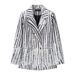 Women's Clothing Spring/Autumn Women's Korean Style Long Sleeved Suit Jacket Simple Elegant Fashionable Design Yellow Outerwear_ecoleips.com